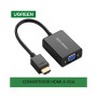 ADAPTADOR UGREEN  HDMI A VGA  W/3.5mm AUDIO 1920*1080 60Hz 40248