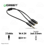 ADAPTADOR DE AUDIO JACK UGREEN 30620