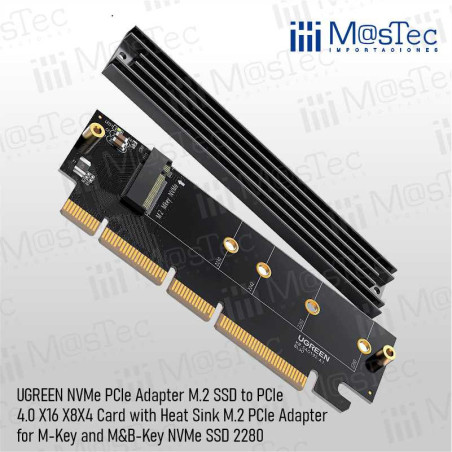 Ugreen Nvme Pcie Adapter M Ssd To Pcie X X X Card With Heat Sink M Pcie Adapter For